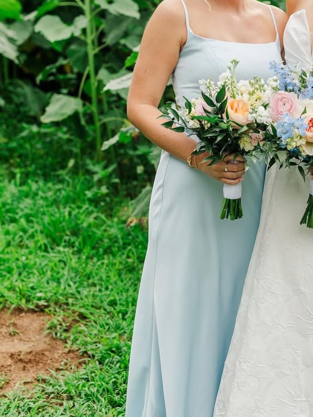 Birdy Grey Mai Dress - Satin Mist Blue